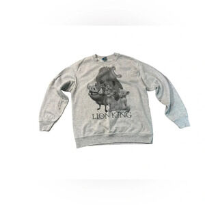 GUC VINTAGE Lion King FREEZE 1990’s Sweatshirt Sz Med 1 1/2 spot on right arm